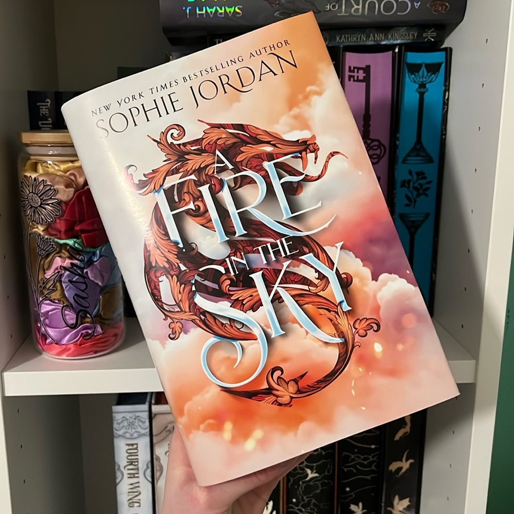 Fairyloot A Fire in the Sky by Sophie Jordan signed